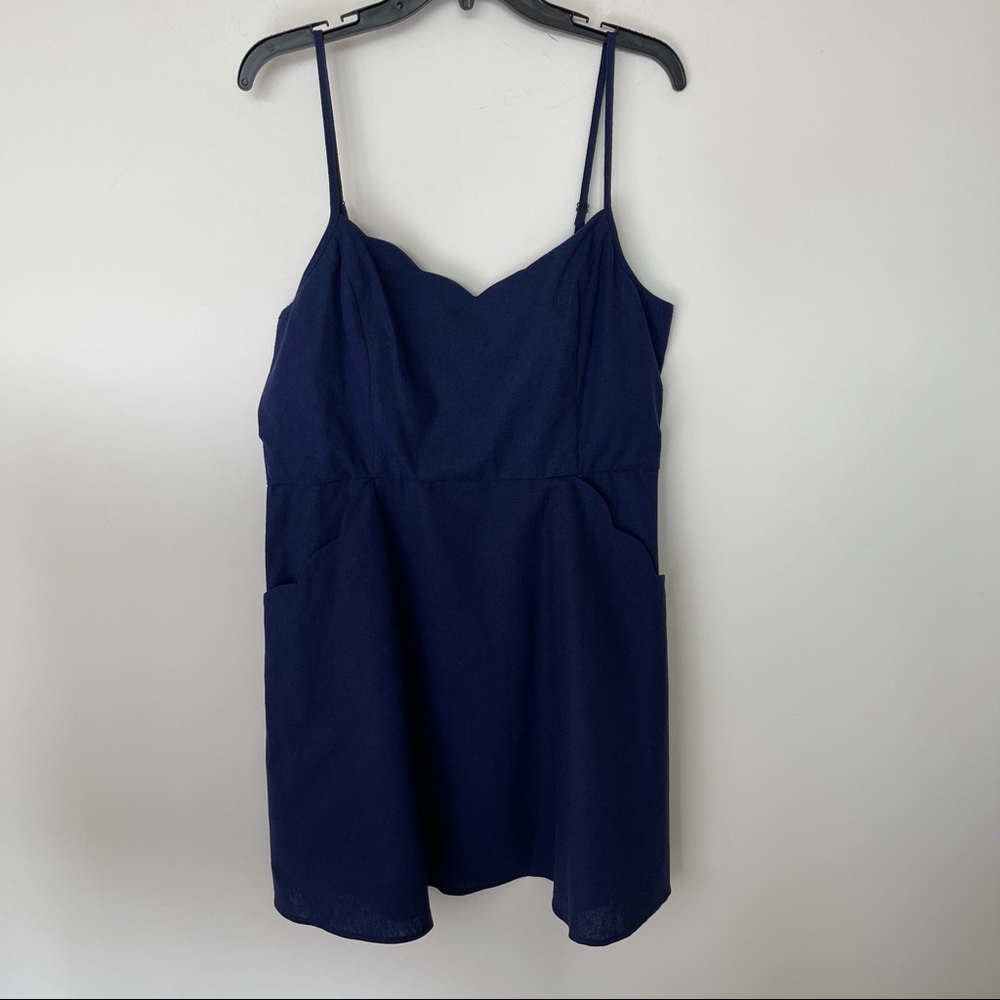 NWT Market & Spruce Crissie Strap Linen Dress XL - Picture 2 of 12
